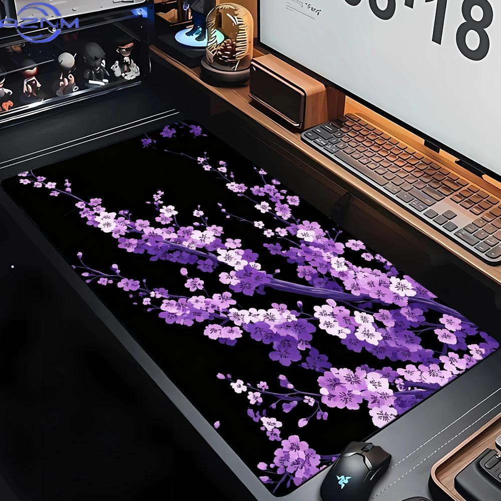 Tradescantia Purple - Tapis de Souris XXL Motif Fleurs