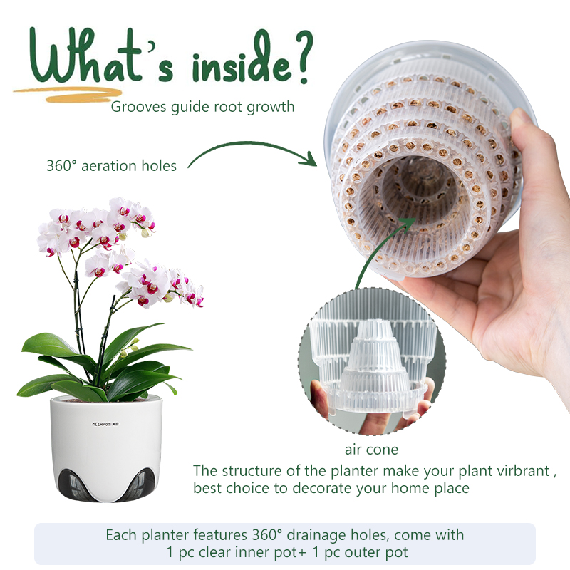 Pots d'orchidées en maille ave - Aloe Vera Pot avis et prix