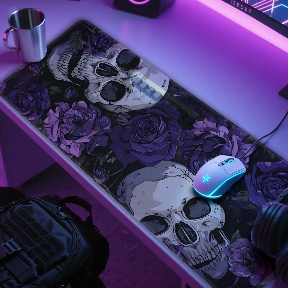 Tapis de souris au design goth - Tradescantia Purple avis et prix